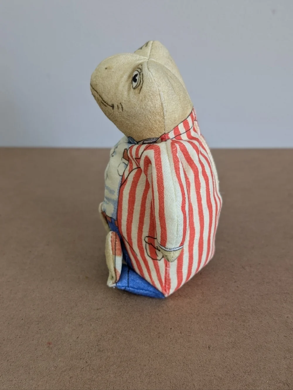 Vintage 1981 Wind In The Willows Mr. Toad Weighted Plush Bean Bag Figure - Picture 4 of 11